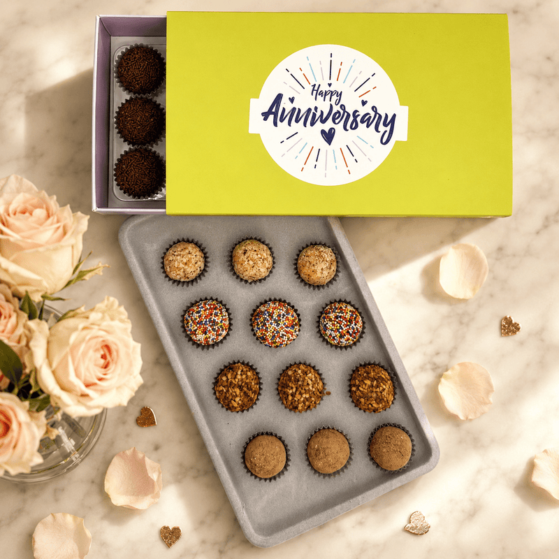 Anniversary Specialty Celebration Brigadeiros — handcrafted Brazilian brigadeiro gift