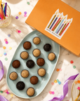 Birthday Coffee + Chocolate Brigadeiros