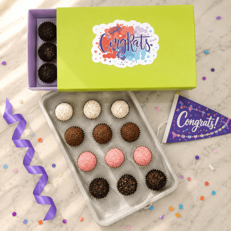 Congrats Classic Brigadeiros — handcrafted Brazilian brigadeiro gift