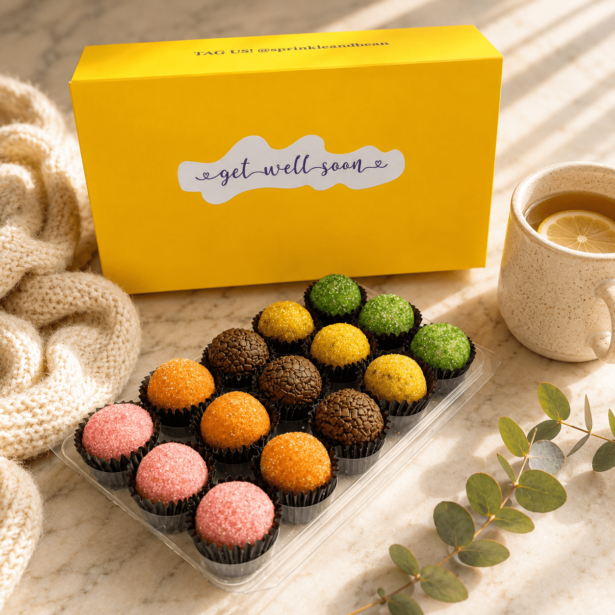 Get Well Soon Fruits Assortment Brigadeiros