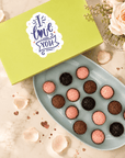 I Love You Chocolate + Strawberries Brigadeiros