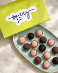 I'm Sorry Chocolate + Strawberries Brigadeiros