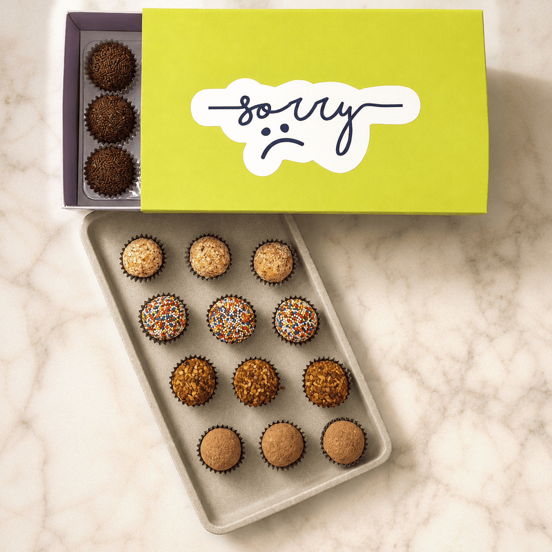 I'm Sorry Specialty Celebration Brigadeiros — handcrafted Brazilian brigadeiro gift