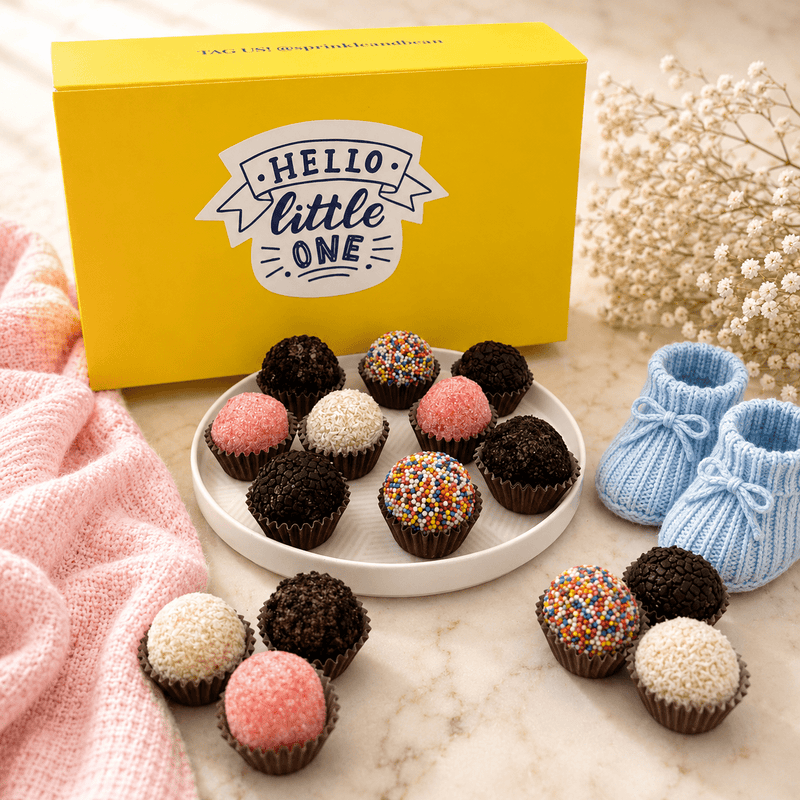 New Baby Classic Celebration Brigadeiros — handcrafted Brazilian brigadeiro gift