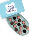 Don't Forget to be Awesome - Chocolate + Strawberries Brigadeiros