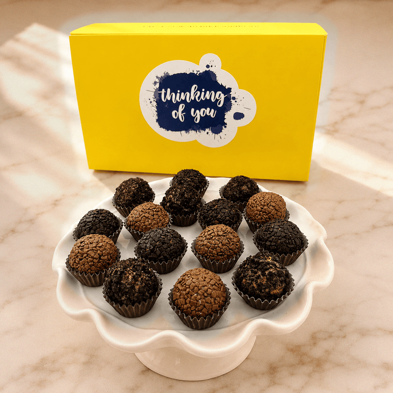 Thinking of You Chocolate Lovers Brigadeiros — handcrafted Brazilian brigadeiro gift