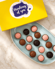 Thinking of You Chocolate + Strawberries Brigadeiros