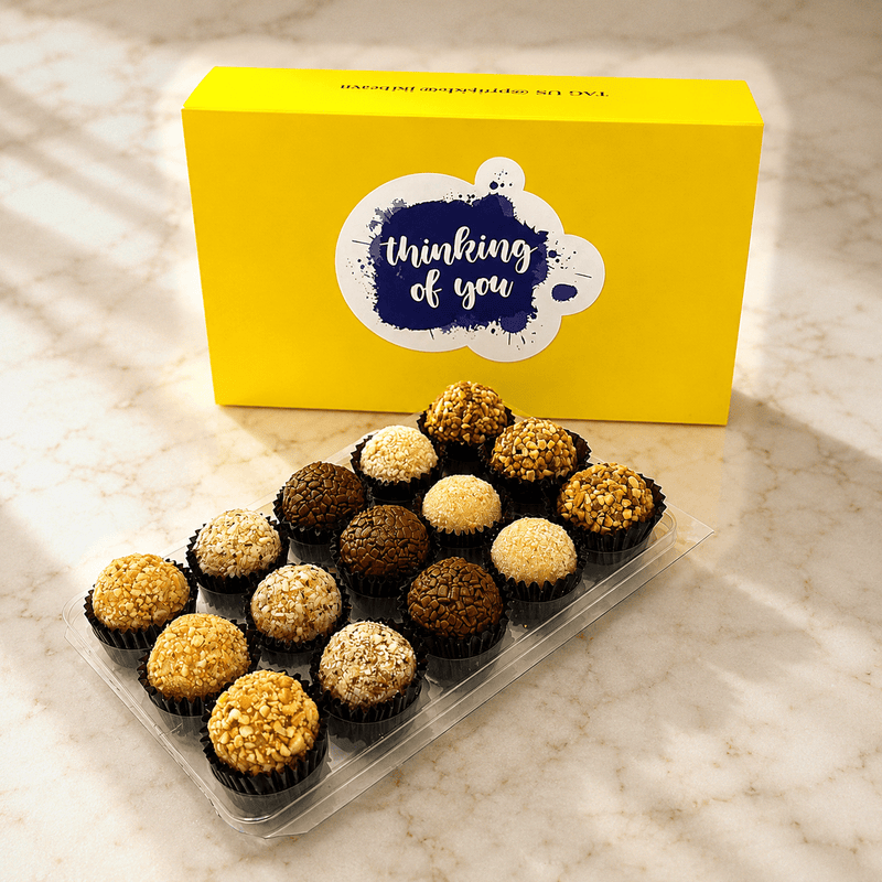Thinking of You Nut Assortment Brigadeiros — handcrafted Brazilian brigadeiro gift