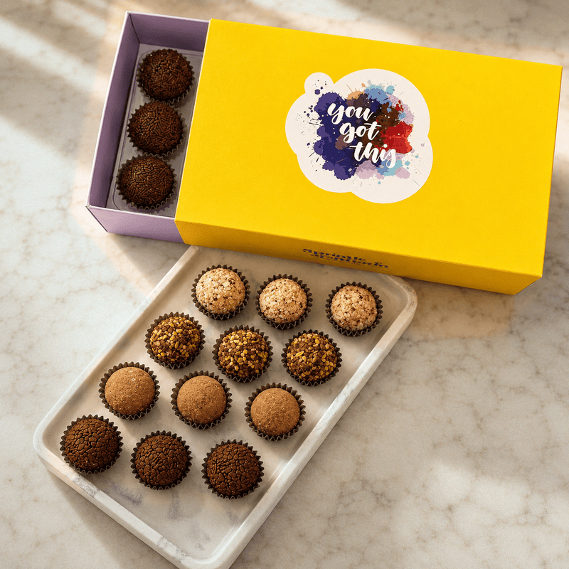 You Got This! Specialty Assortment Brigadeiros — handcrafted Brazilian brigadeiro gift